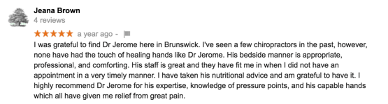 Chiropractor Reviews in Brunswick