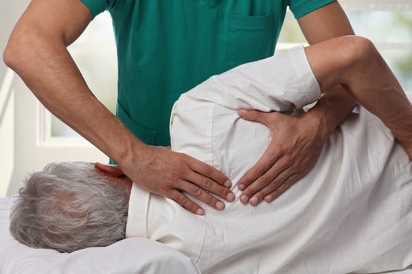 Chiropractic back adjustment for seniors in Decatur