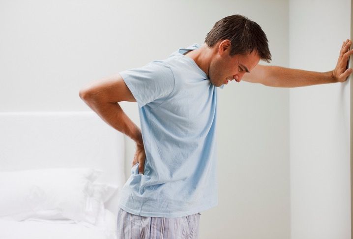 Man with Back Pain After Seeing a Chiropractor