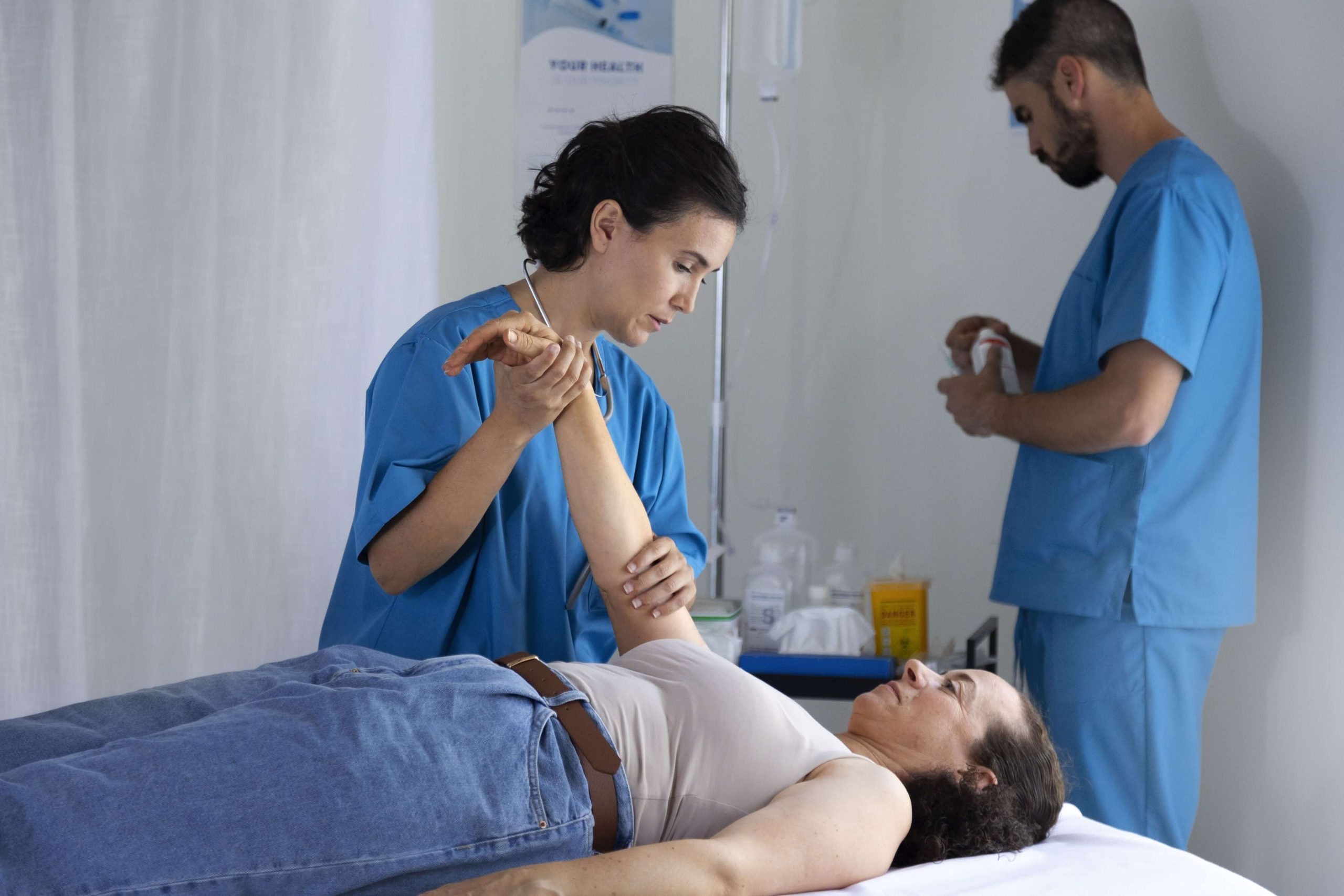 side-view-nurse-helping-patient